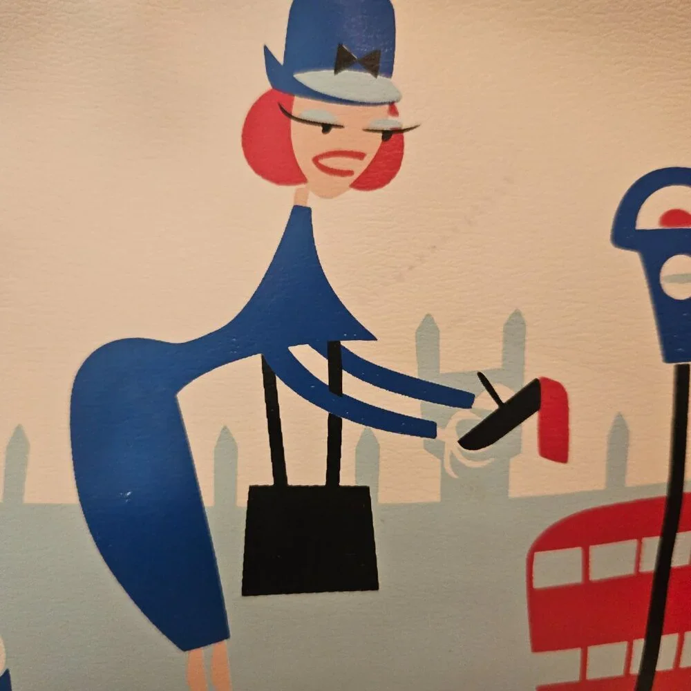 SHAG for Paul Frank JULIUS AND RITA UK Vinyl Handbag Rare limited edition w tags - Picture 3 of 15